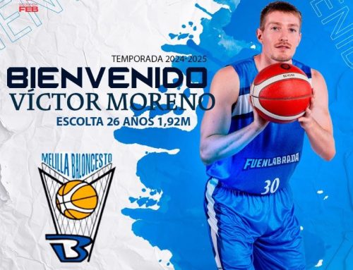 “Víctor Moreno se une al proyecto del Club Melilla Baloncesto”.