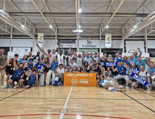 El Melilla Ciudad del Deporte regresa a Primera FEB (antigua LEB Oro) 384 días después del descenso.