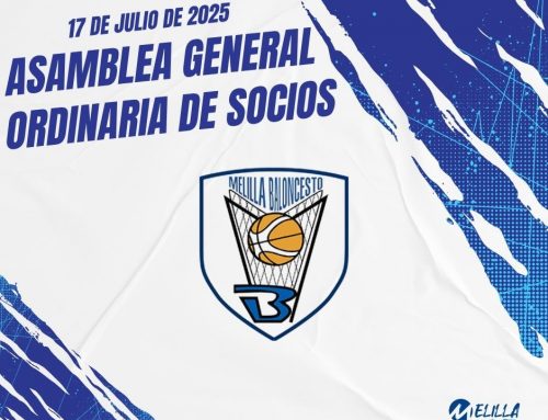 Convocatoria de la Asamblea General Ordinaria de Socios del Club Melilla Baloncesto.