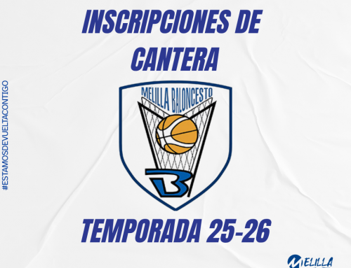 Inscripciones a las categorías inferiores del Club Melilla Baloncesto Temporada 2025/2026