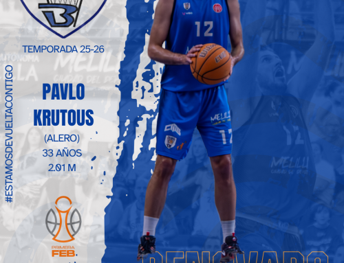 Pavlo Krutous continúa en el Melilla Ciudad del Deporte en Primera FEB.