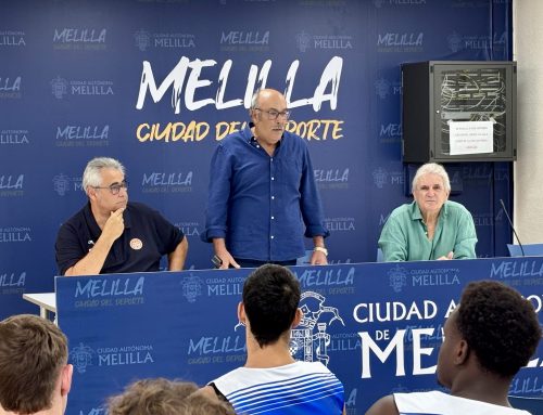 Acto de bienvenida a plantilla y cuerpo técnico del Melilla Ciudad del Deporte.