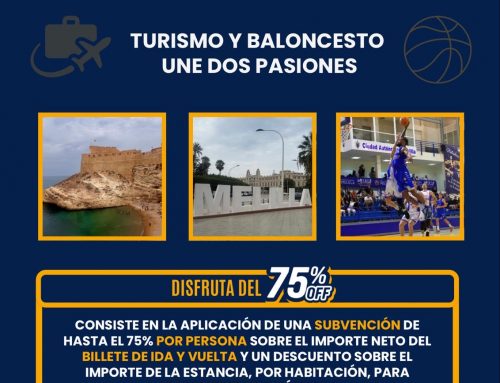 Turismo y Baloncesto: ¿Quieres disfrutar del partido de Ourense en Melilla? ¡Te lo ponemos fácil!