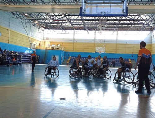 El Melilla Ciudad del Deporte BSR sufre en casa del Covirán Churriana Inclusivo.