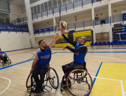 El Melilla Ciudad del Deporte Baloncesto en Silla de Ruedas, continúa preparándose con intensidad.