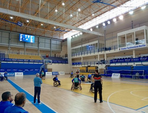 El Melilla Ciudad del Deporte Baloncesto en Silla de Ruedas cae por un ajustado 54-55 ante CDA Bahía de Cádiz.