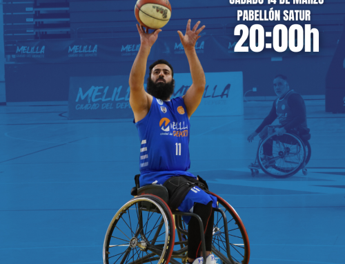 Último encuentro de liga regular del Melilla Ciudad del Deporte Baloncesto en Silla de Ruedas ante el líder BSR Fortuna.