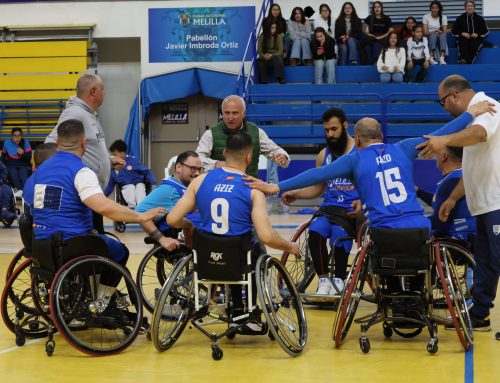 El Melilla Ciudad del Deporte Baloncesto en Silla de Ruedas firma un partidazo de de ida de Play Offs de ascenso y derrota al Fundación Luctari (56-53).