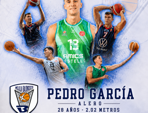 Pedro García, potencia y versatilidad para el Melilla Ciudad del Deporte.